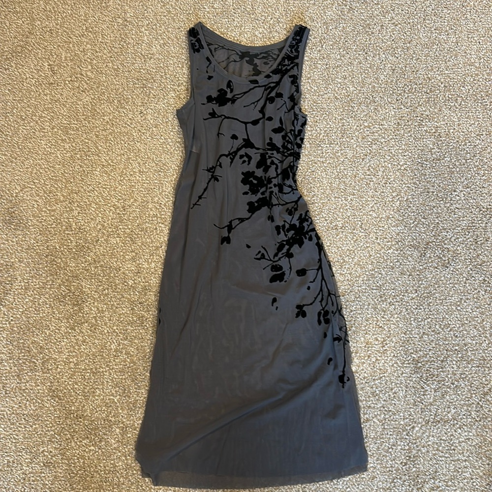 Grey Mesh Dance Costume